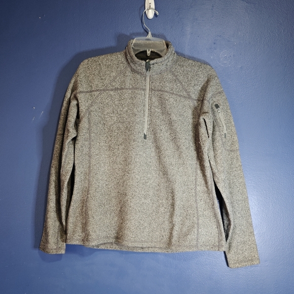 Fleece 1/2 zipper with pocket from MEC  size L/G - Picture 2 of 9